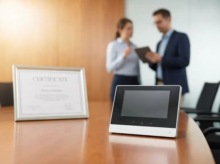 Сертификат на домофон